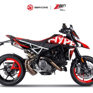 Ducati Hypermotard 950 2019-22 - Zard Slip On GT Carbon End Cap