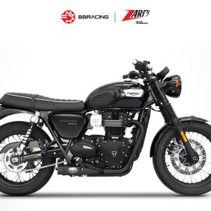 Triumph Bonneville T120 2016-23 - Zard Full Kit 2>2 Racing Black Coating