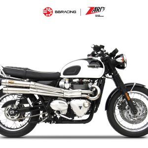 Triumph Bonneville T120 2016-23 - Zard Full Kit 2>2 High Mounted Stainless Steel