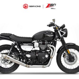 Triumph Scrambler 900 - Zard Full Kit 2>1 Low Conical Stainless Steel
