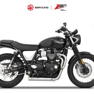 Triumph Scrambler 900 - Zard Full Kit 2>1 Cross Stainless Steel
