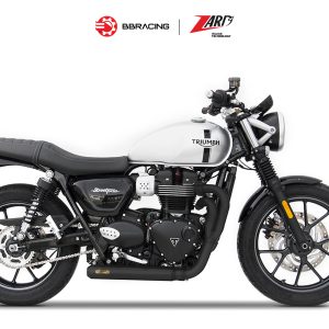 Triumph Scrambler 900 - Zard Full Kit 2>1 Cross Black Coating