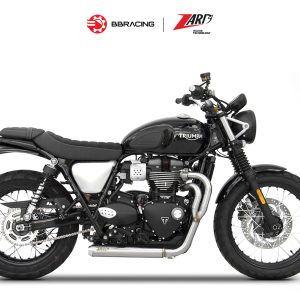 Triumph Scrambler 900 - Zard Full Kit 2>1 Cross Polished