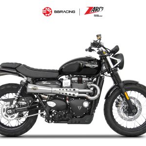 Triumph Scrambler 900 - Zard Full Kit 2>1 Tiger 70 Stainless Steel