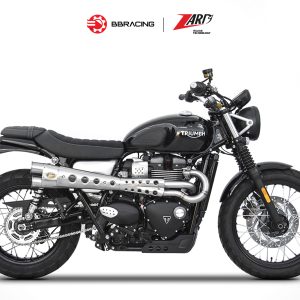 Triumph Scrambler 900 - Zard Full Kit 2>1 Limited Stainless Steel