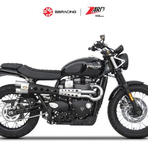 Triumph Scrambler 900 - Zard Full Kit 2>1 Limited Black Heat Shield