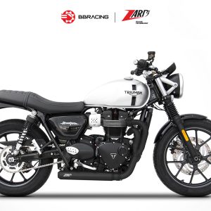 Triumph Street Twin 900 2016-19 - Zard Full Kit 2>1 Cross Version Black Coating