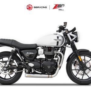 Zard Triumph Street Twin 900 2016-19 - Full Kit 2>1 Cross Version Mirror Polishing
