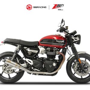 Triumph Speed Twin 1200 2017-23 - Zard Slip On N.2 Conical Carbon End Caps