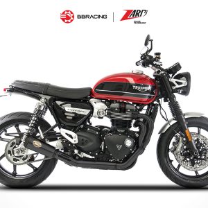 Triumph Speed Twin 1200 2017-23 - Zard Full Kit 2>1 SP Black Coating
