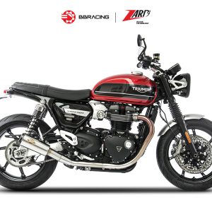 Triumph Speed Twin 1200 2017-23 - Zard Slip On N.2 SP Carbon End Caps