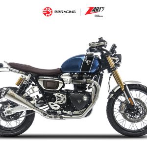 Triumph Scrambler 1200 2019-23 - Zard Full Kit 21 Low Mounted Stainless Steel