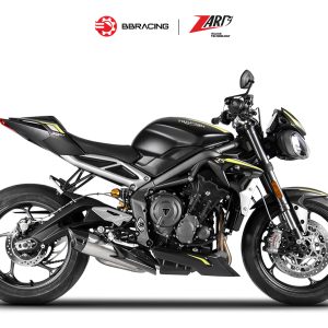 Triumph Street Triple 765 2020-22 - Zard Slip On Conical Titanium EURO 5